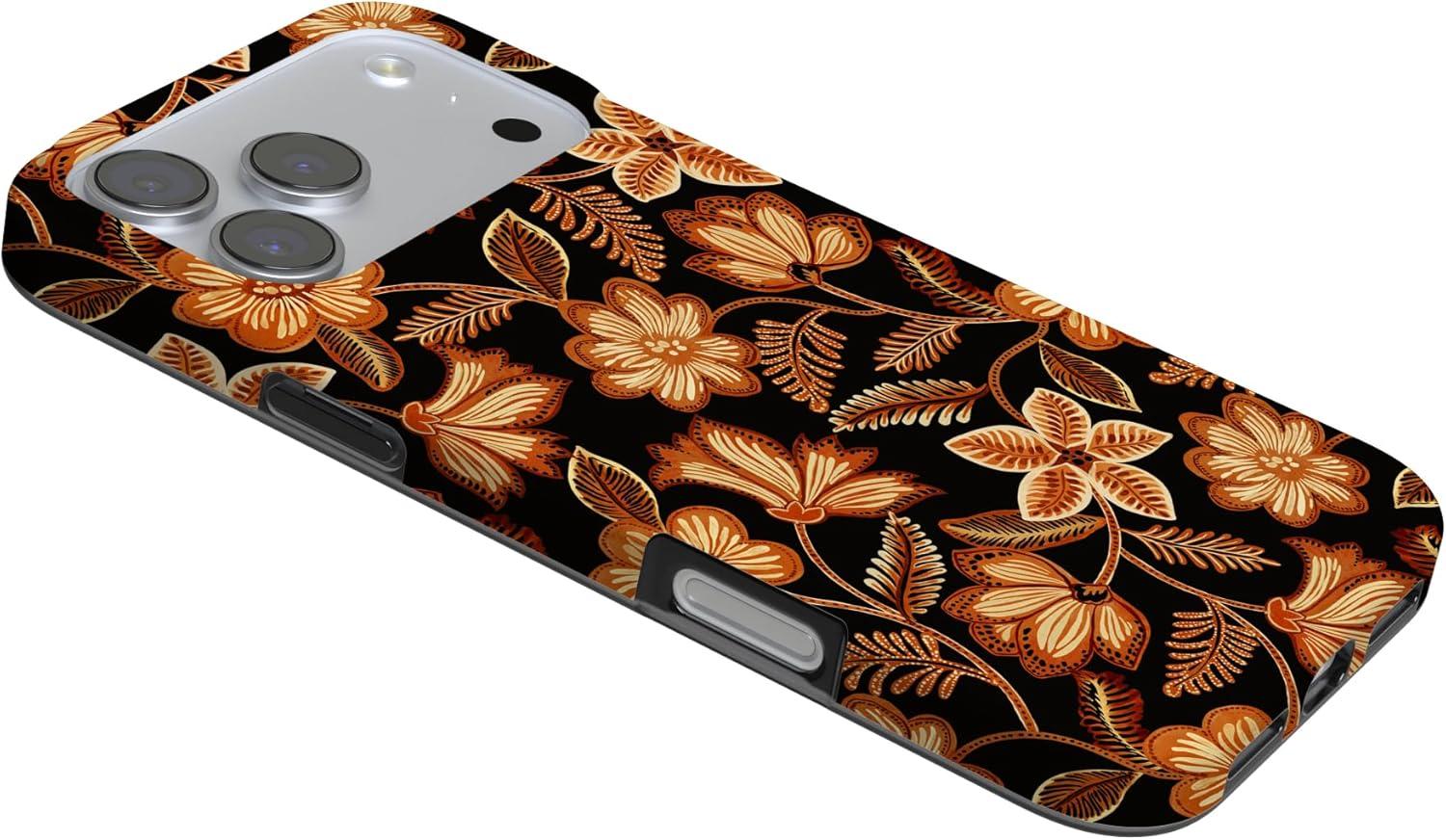 imageCasely iPhone 17 Pro Max Case  Field of Flowers  Pastel Floral  Compatible with MagSafe  Classic Ultra Slim DesignMaple Flowers  Floral Foliage