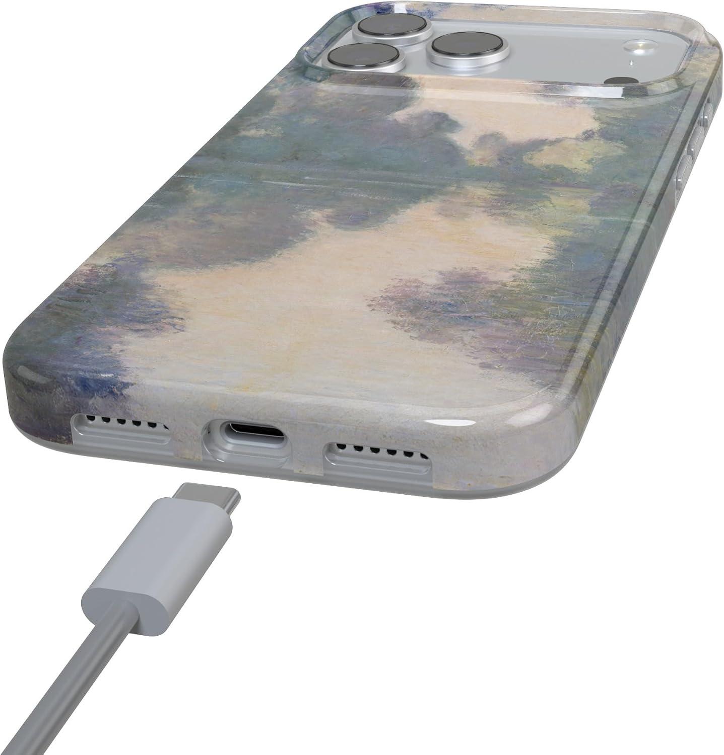 imageCasely iPhone 17 Pro Max Case  Field of Flowers  Pastel Floral  Compatible with MagSafe  Classic Ultra Slim DesignMonets Morning  The Met Museum