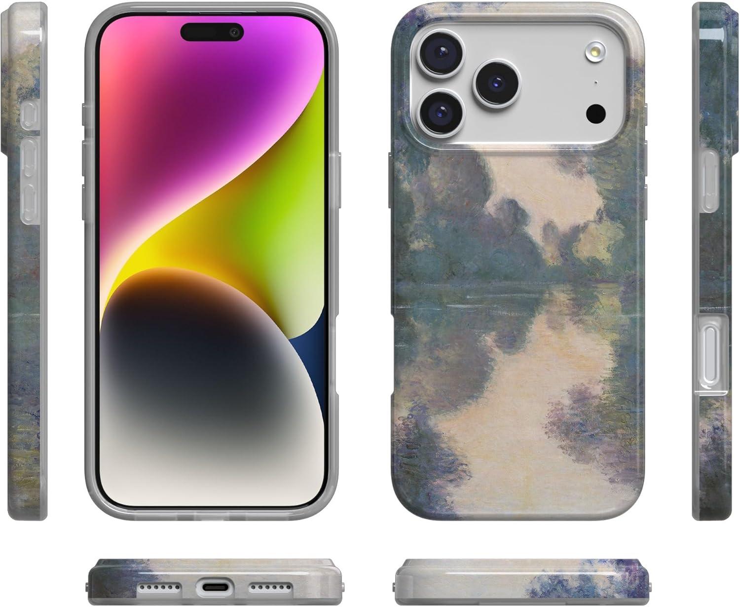 imageCasely iPhone 17 Pro Max Case  Field of Flowers  Pastel Floral  Compatible with MagSafe  Classic Ultra Slim DesignMonets Morning  The Met Museum