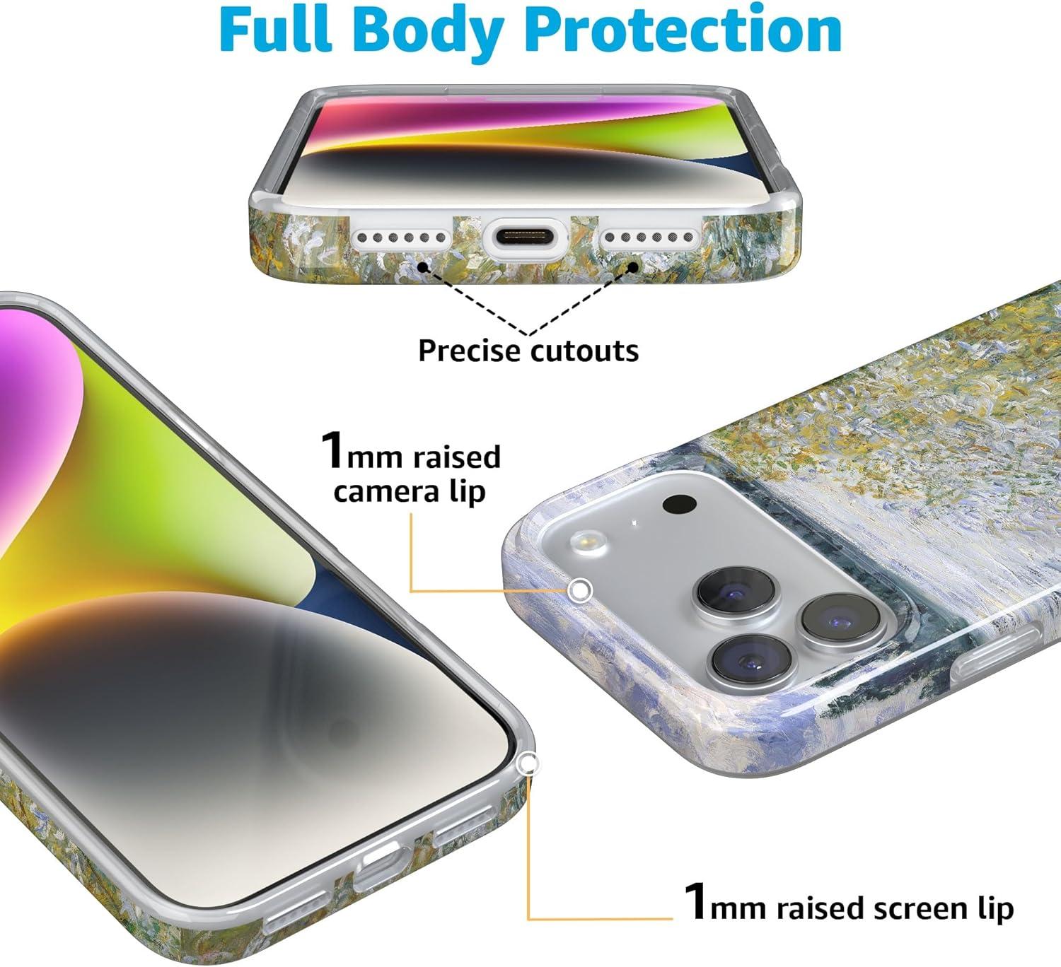 imageCasely iPhone 17 Pro Max Case  Field of Flowers  Pastel Floral  Compatible with MagSafe  Classic Ultra Slim DesignMonets Summer Landscape  The Met Museum