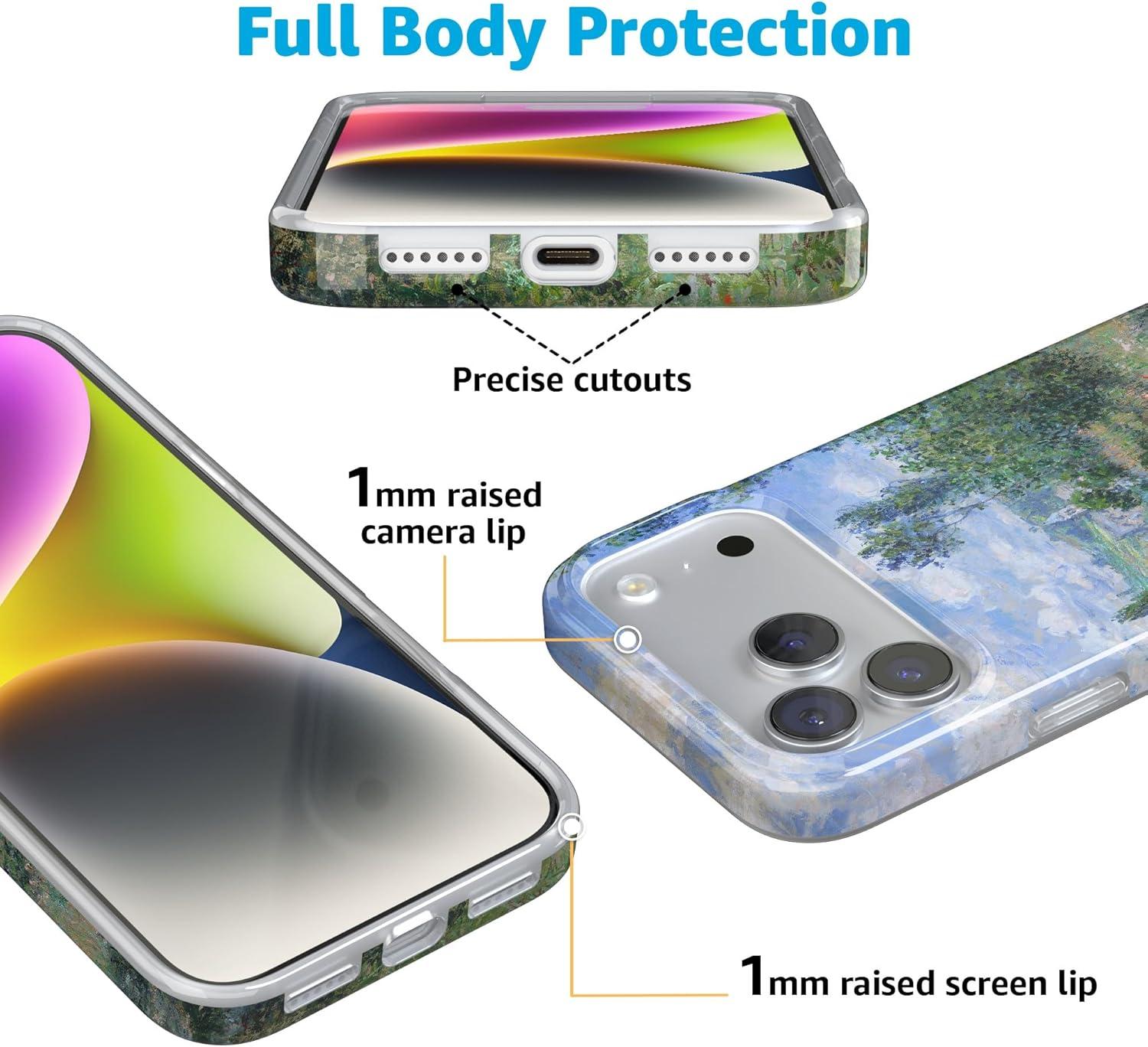 imageCasely iPhone 17 Pro Max Case  Field of Flowers  Pastel Floral  Compatible with MagSafe  Classic Ultra Slim DesignMonets View  The Met Museum