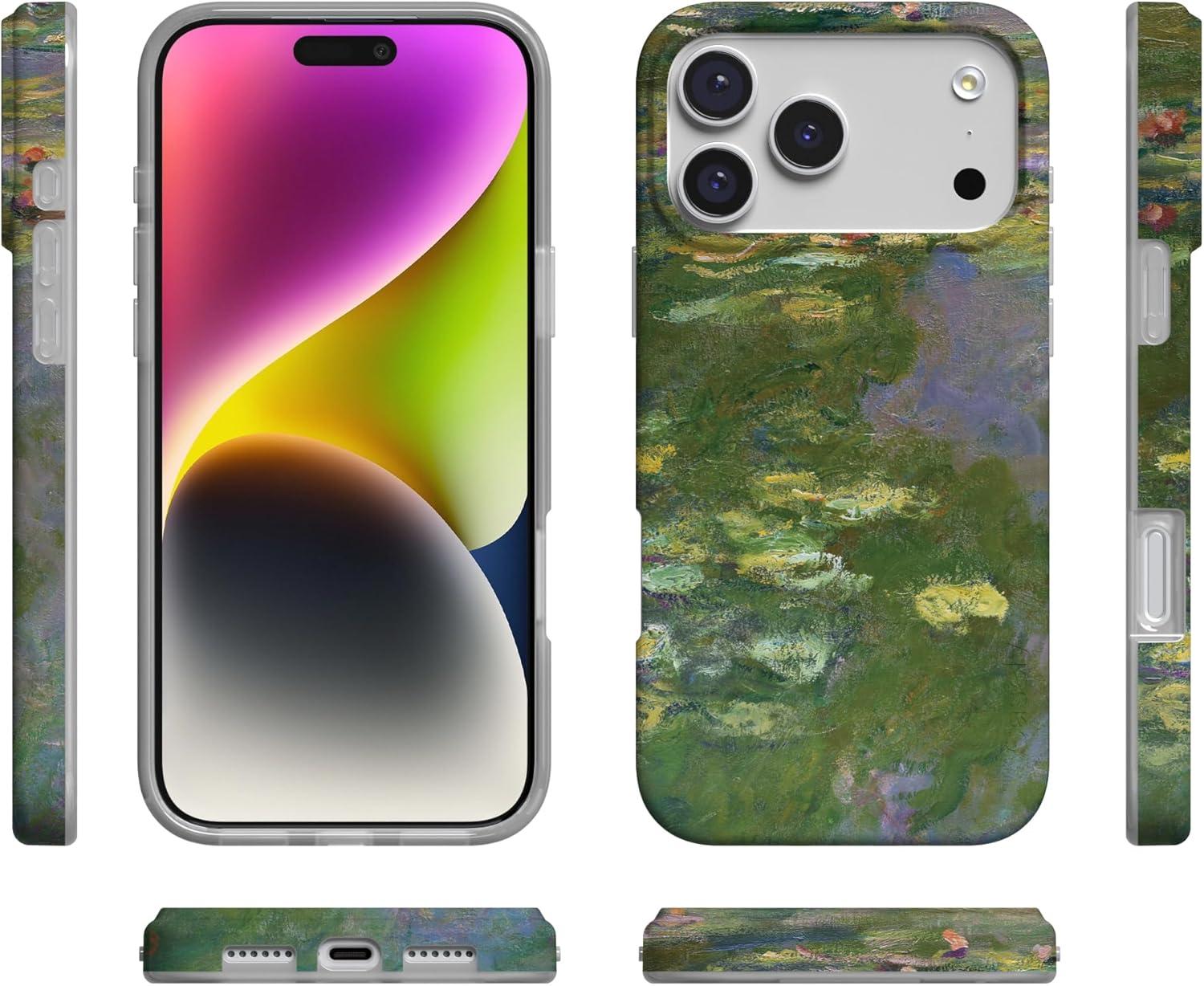 imageCasely iPhone 17 Pro Max Case  Field of Flowers  Pastel Floral  Compatible with MagSafe  Classic Ultra Slim DesignMonets Water Lilies  The Met Museum