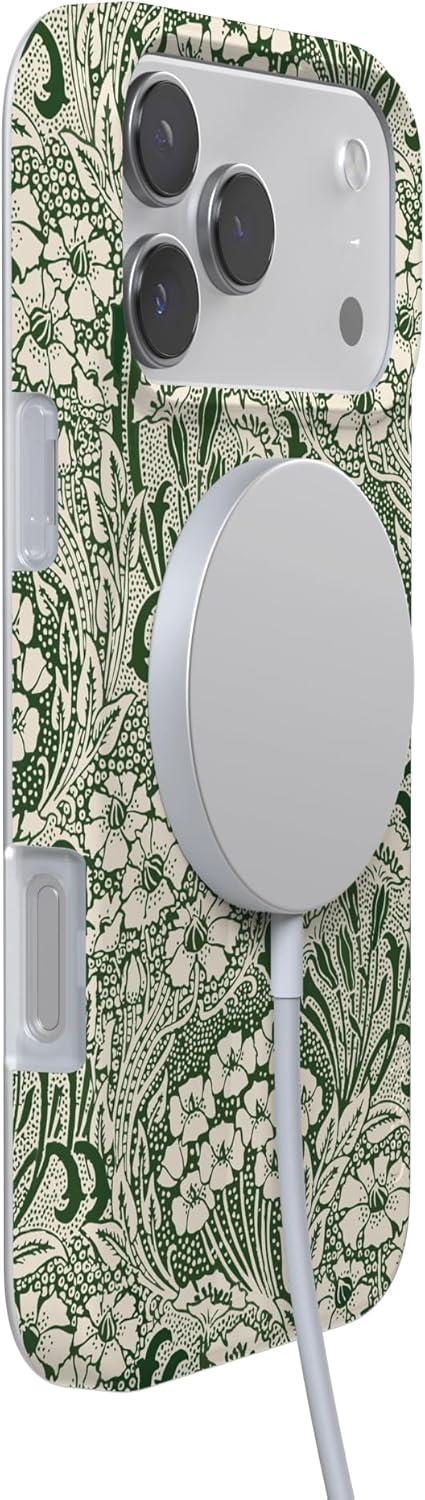 imageCasely iPhone 17 Pro Max Case  Field of Flowers  Pastel Floral  Compatible with MagSafe  Classic Ultra Slim DesignMystic Meadow  Green Gardens