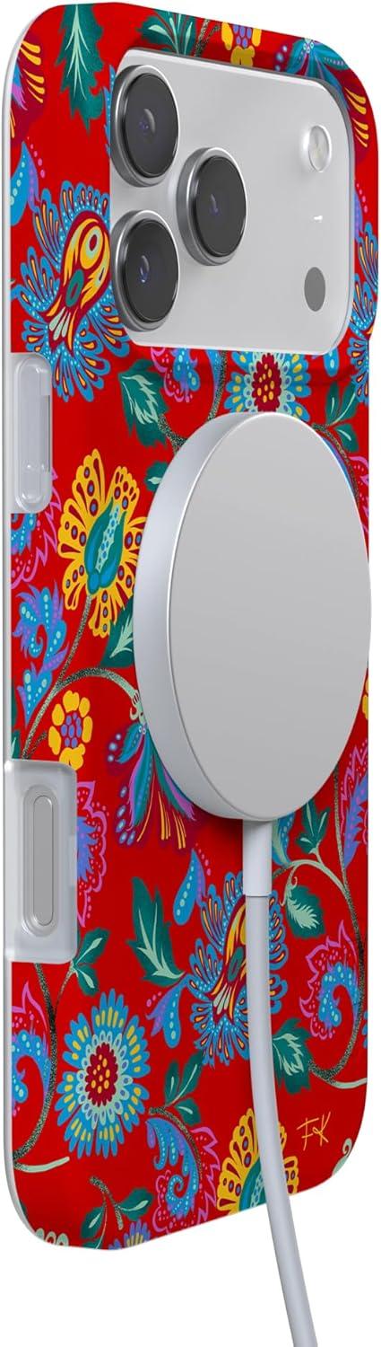 imageCasely iPhone 17 Pro Max Case  Field of Flowers  Pastel Floral  Compatible with MagSafe  Classic Ultra Slim DesignPainted Flowers  Frida Kahlo Floral