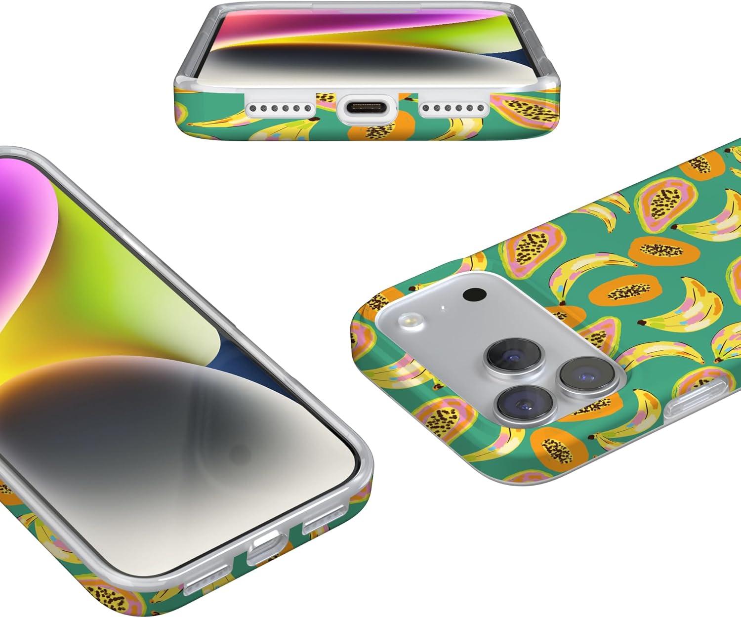 imageCasely iPhone 17 Pro Max Case  Field of Flowers  Pastel Floral  Compatible with MagSafe  Classic Ultra Slim DesignPapaya Palms  Dippin Daisys Tropical Vacation