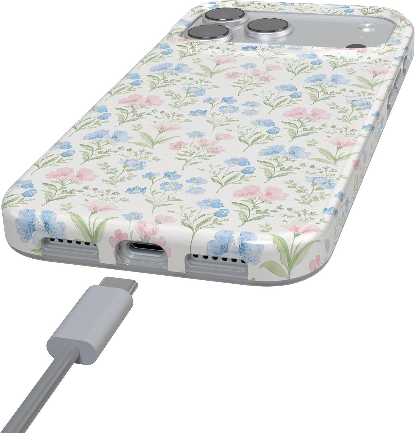 imageCasely iPhone 17 Pro Max Case  Field of Flowers  Pastel Floral  Compatible with MagSafe  Classic Ultra Slim DesignPastel Garden  Sunday Best