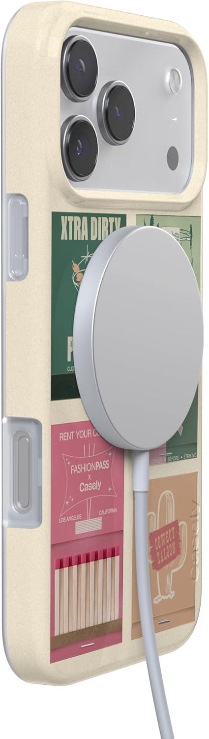 imageCasely iPhone 17 Pro Max Case  Field of Flowers  Pastel Floral  Compatible with MagSafe  Classic Ultra Slim DesignPerfect Match  FashionPass x Casely