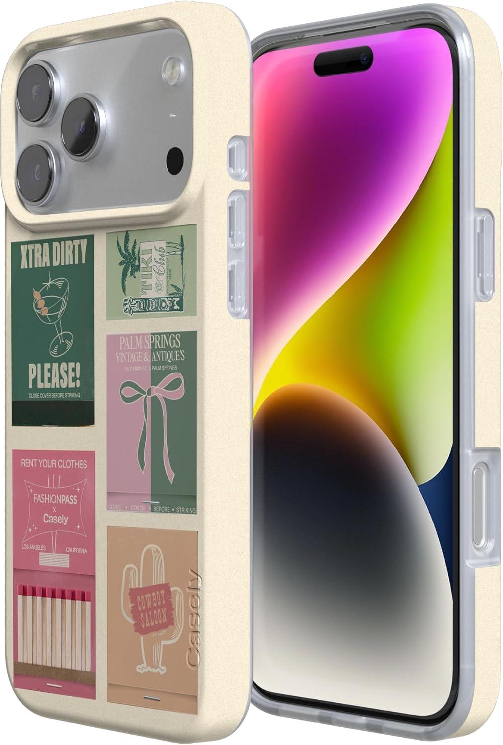 imageCasely iPhone 17 Pro Max Case  Field of Flowers  Pastel Floral  Compatible with MagSafe  Classic Ultra Slim DesignPerfect Match  FashionPass x Casely