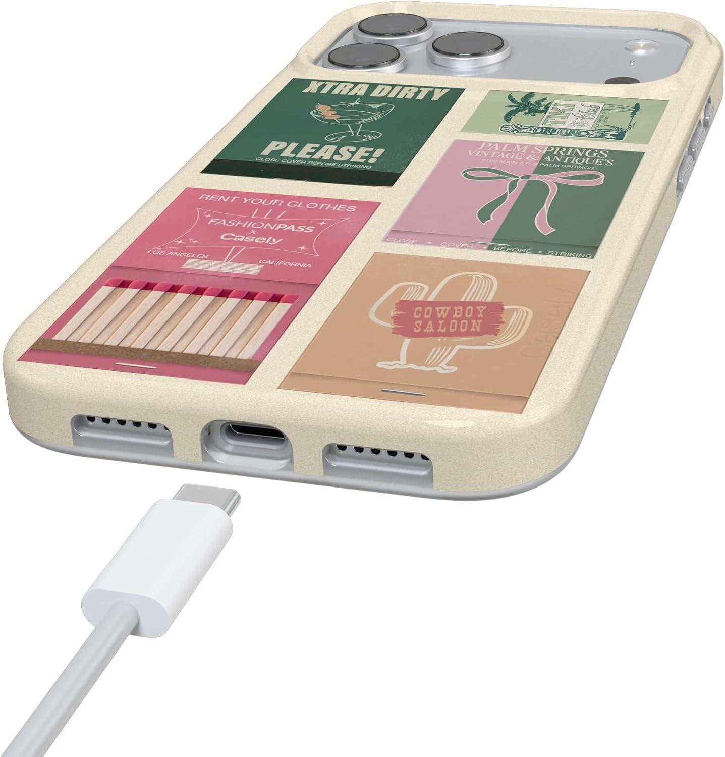 imageCasely iPhone 17 Pro Max Case  Field of Flowers  Pastel Floral  Compatible with MagSafe  Classic Ultra Slim DesignPerfect Match  FashionPass x Casely