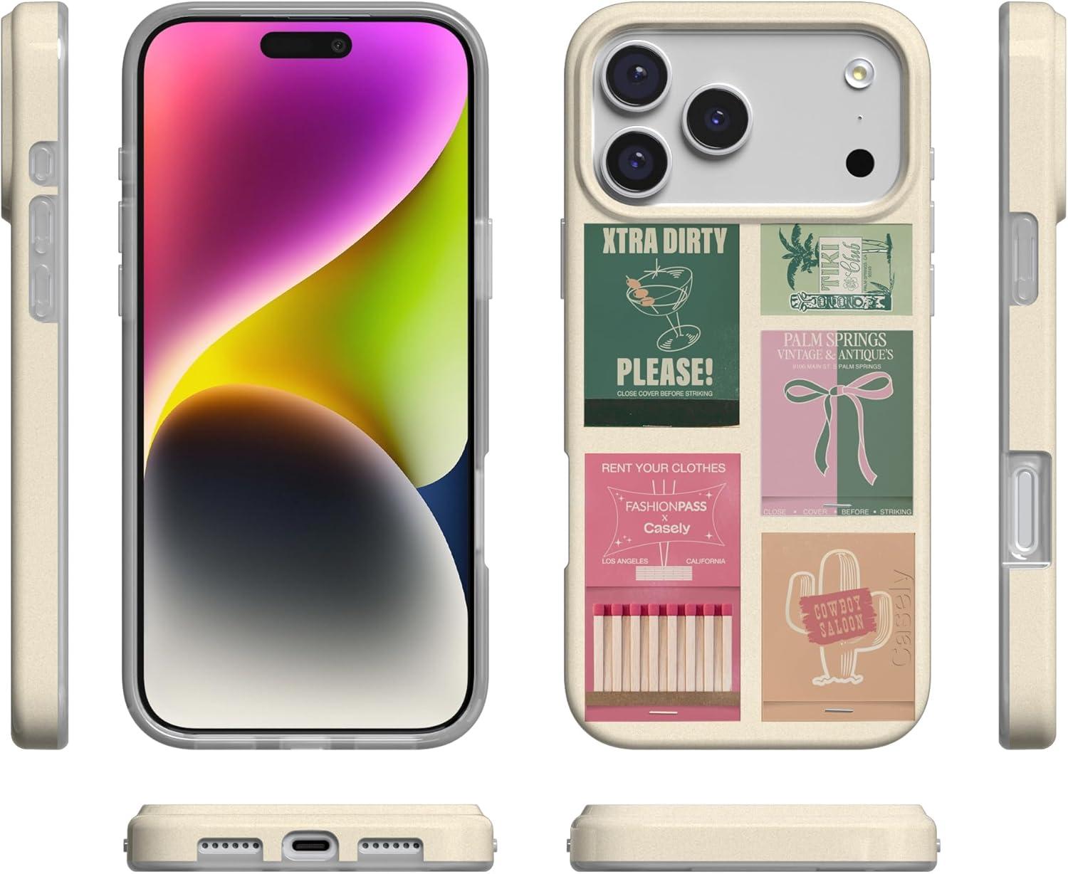 imageCasely iPhone 17 Pro Max Case  Field of Flowers  Pastel Floral  Compatible with MagSafe  Classic Ultra Slim DesignPerfect Match  FashionPass x Casely