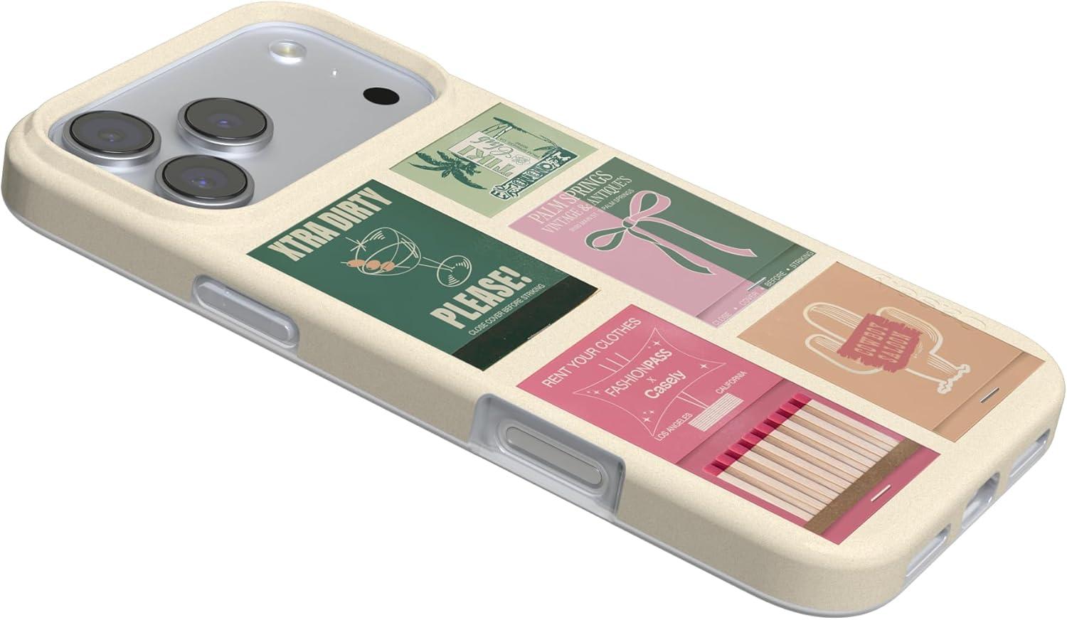 imageCasely iPhone 17 Pro Max Case  Field of Flowers  Pastel Floral  Compatible with MagSafe  Classic Ultra Slim DesignPerfect Match  FashionPass x Casely