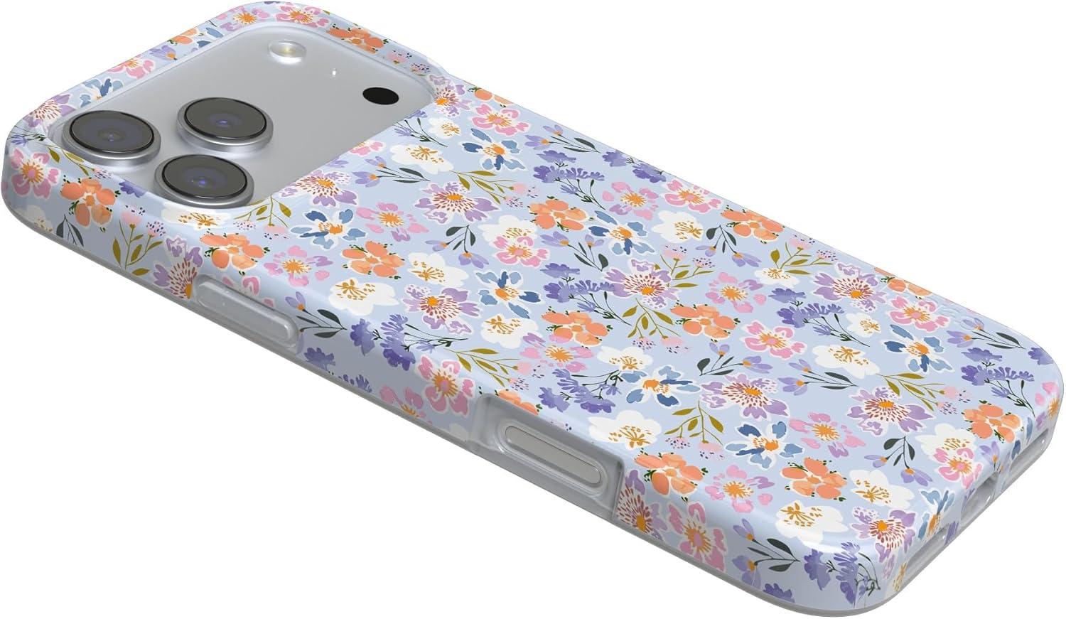 imageCasely iPhone 17 Pro Max Case  Field of Flowers  Pastel Floral  Compatible with MagSafe  Classic Ultra Slim DesignPoppy Meadows  Pastel Floral