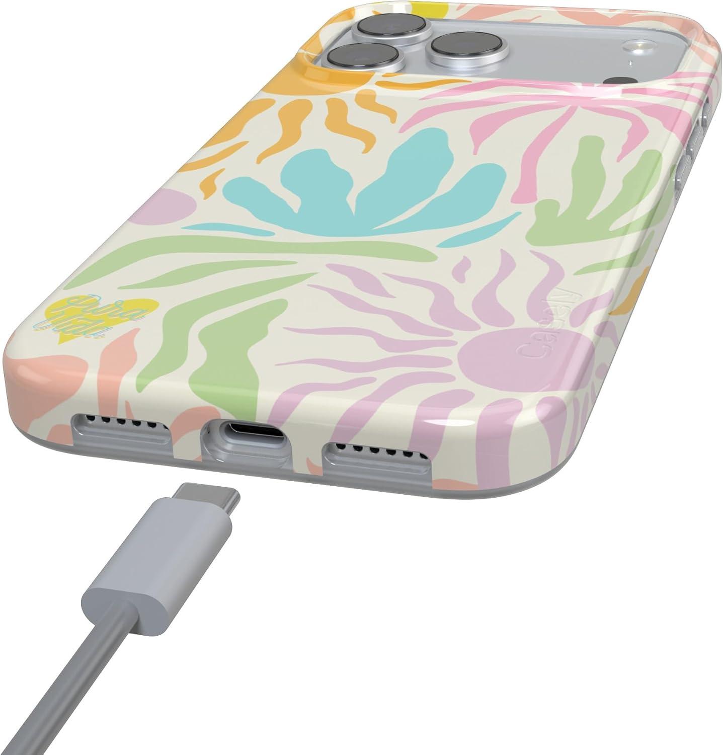 imageCasely iPhone 17 Pro Max Case  Field of Flowers  Pastel Floral  Compatible with MagSafe  Classic Ultra Slim DesignPura Vida  Oasis