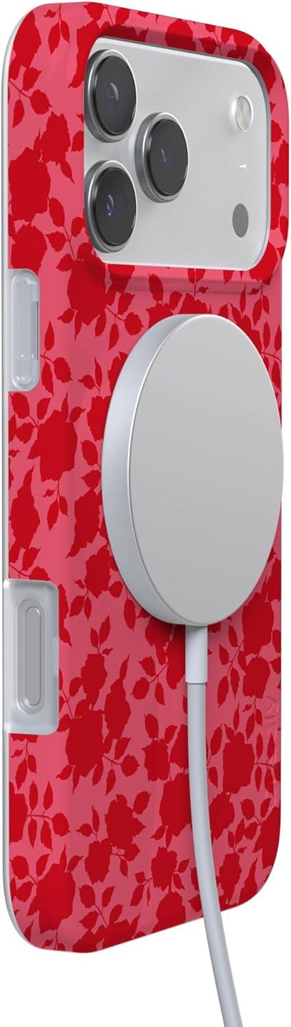 imageCasely iPhone 17 Pro Max Case  Field of Flowers  Pastel Floral  Compatible with MagSafe  Classic Ultra Slim DesignRose Garden  Red Aesthetic