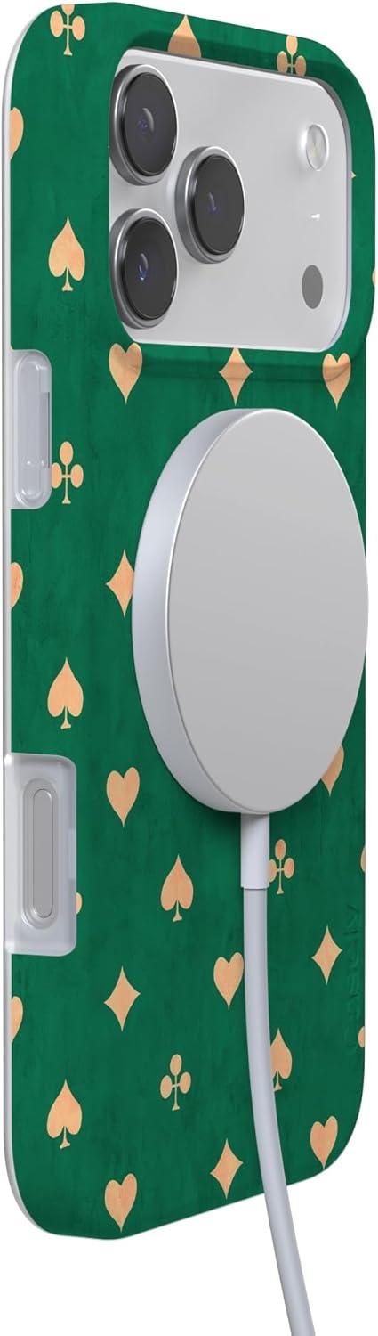 imageCasely iPhone 17 Pro Max Case  Field of Flowers  Pastel Floral  Compatible with MagSafe  Classic Ultra Slim DesignRoyal Flush  French Deck