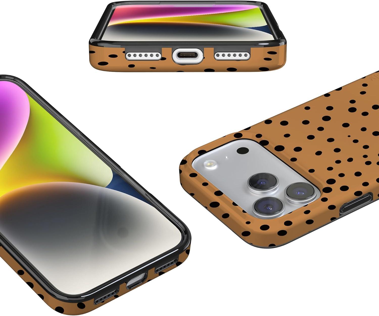 imageCasely iPhone 17 Pro Max Case  Field of Flowers  Pastel Floral  Compatible with MagSafe  Classic Ultra Slim DesignSpot On  Dotted Animal