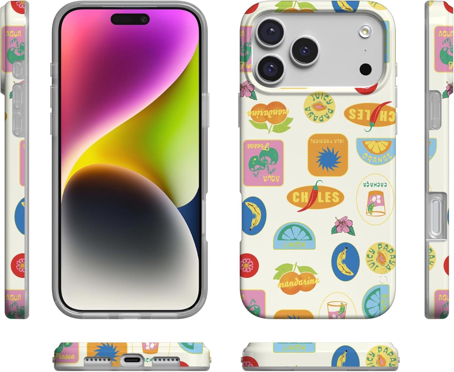 imageCasely iPhone 17 Pro Max Case  Field of Flowers  Pastel Floral  Compatible with MagSafe  Classic Ultra Slim DesignStuck in Paradise  Dippin Daisys Tropical Vaca