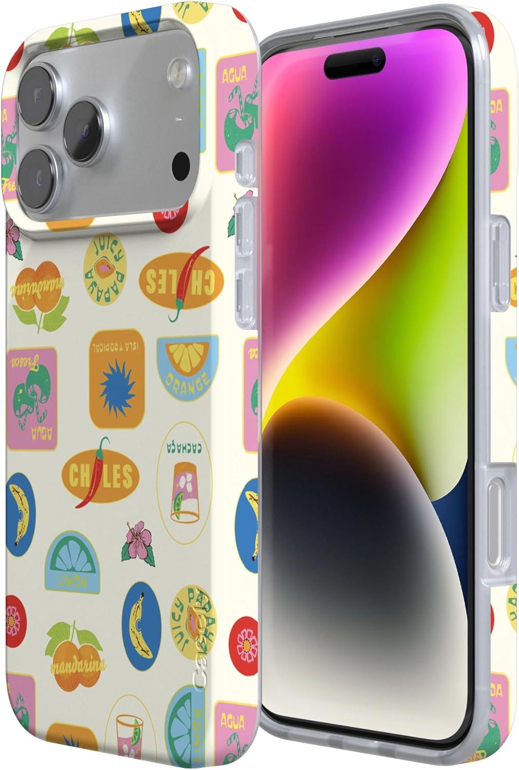 imageCasely iPhone 17 Pro Max Case  Field of Flowers  Pastel Floral  Compatible with MagSafe  Classic Ultra Slim DesignStuck in Paradise  Dippin Daisys Tropical Vaca