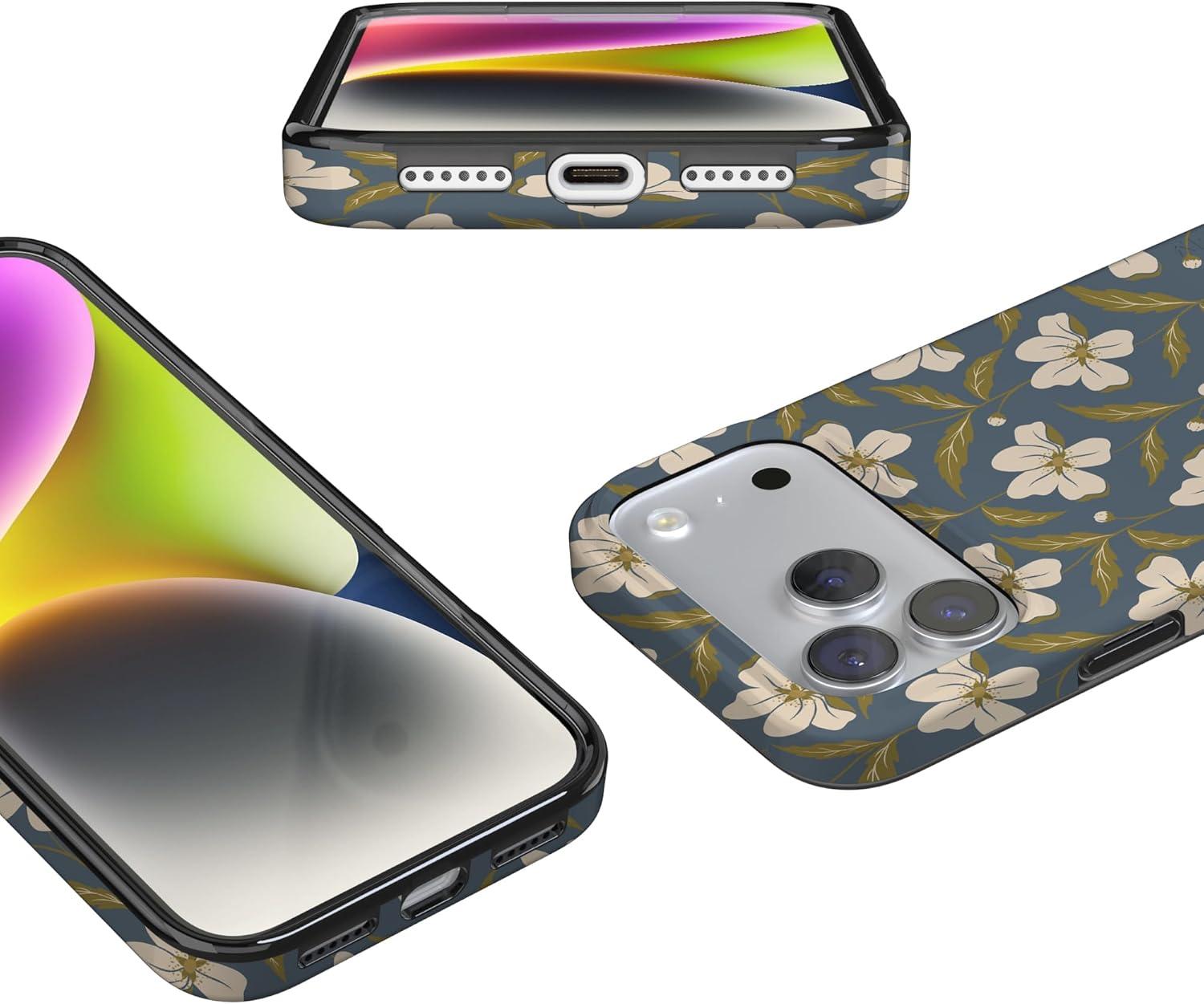 imageCasely iPhone 17 Pro Max Case  Field of Flowers  Pastel Floral  Compatible with MagSafe  Classic Ultra Slim DesignThe Boyfriend Collection  Leid Back