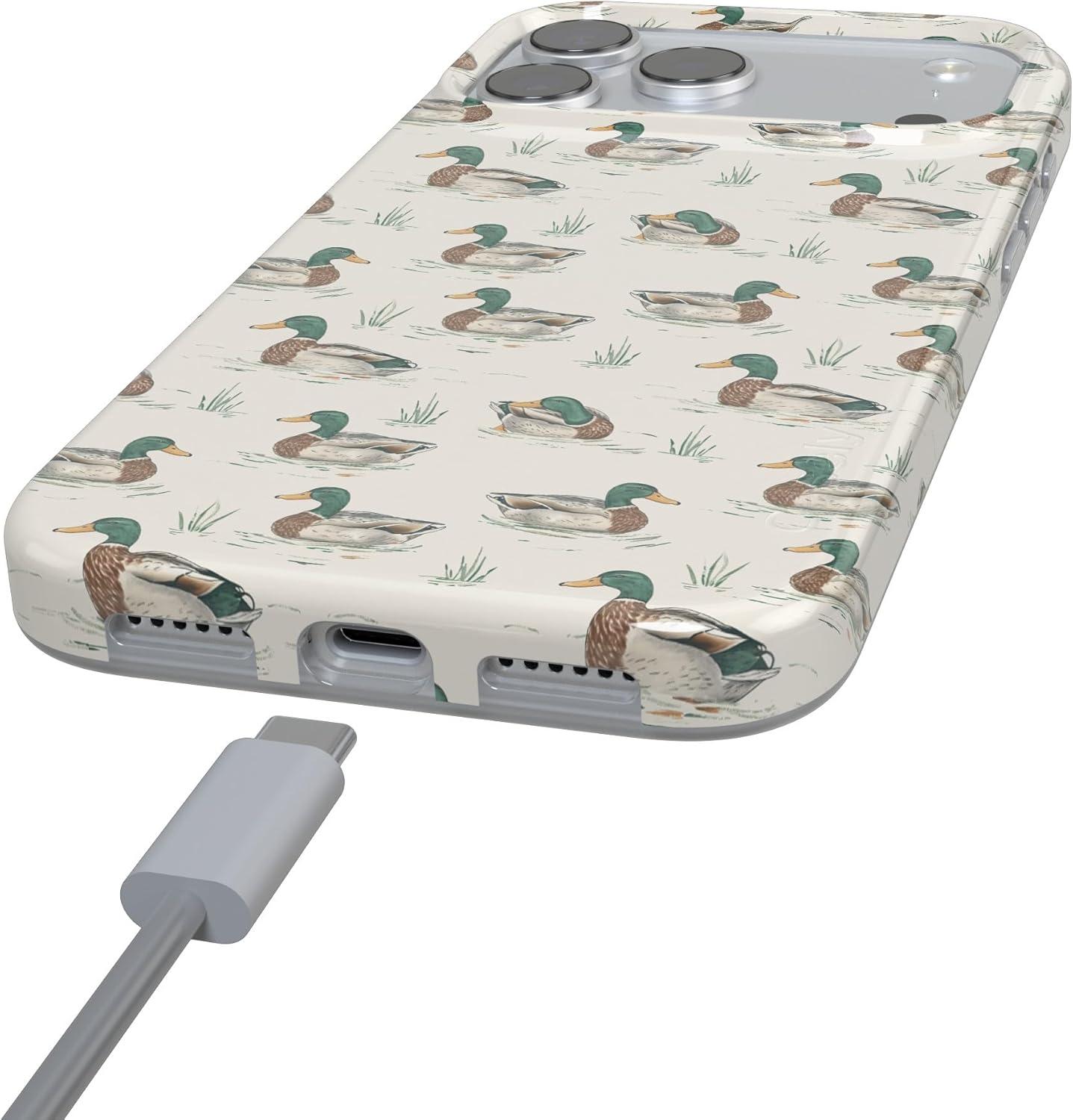 imageCasely iPhone 17 Pro Max Case  Field of Flowers  Pastel Floral  Compatible with MagSafe  Classic Ultra Slim DesignThe Boyfriend Collection  Mallard  Co