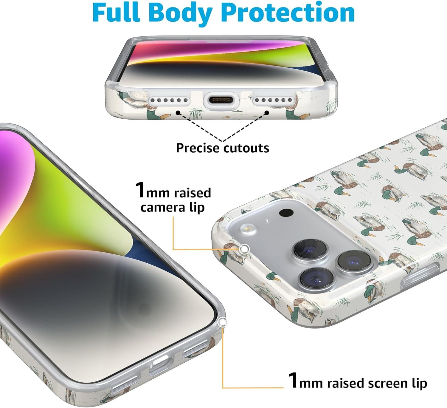 imageCasely iPhone 17 Pro Max Case  Field of Flowers  Pastel Floral  Compatible with MagSafe  Classic Ultra Slim DesignThe Boyfriend Collection  Mallard  Co