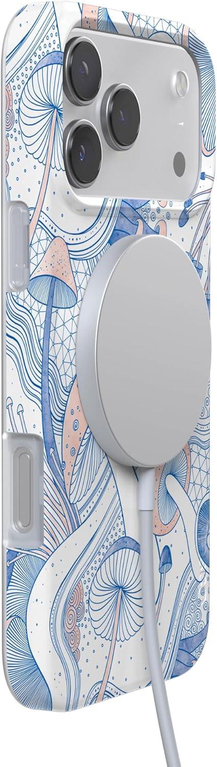 imageCasely iPhone 17 Pro Max Case  Field of Flowers  Pastel Floral  Compatible with MagSafe  Classic Ultra Slim DesignThe Fun Guy  Enchanted Forest Mushroom Floral