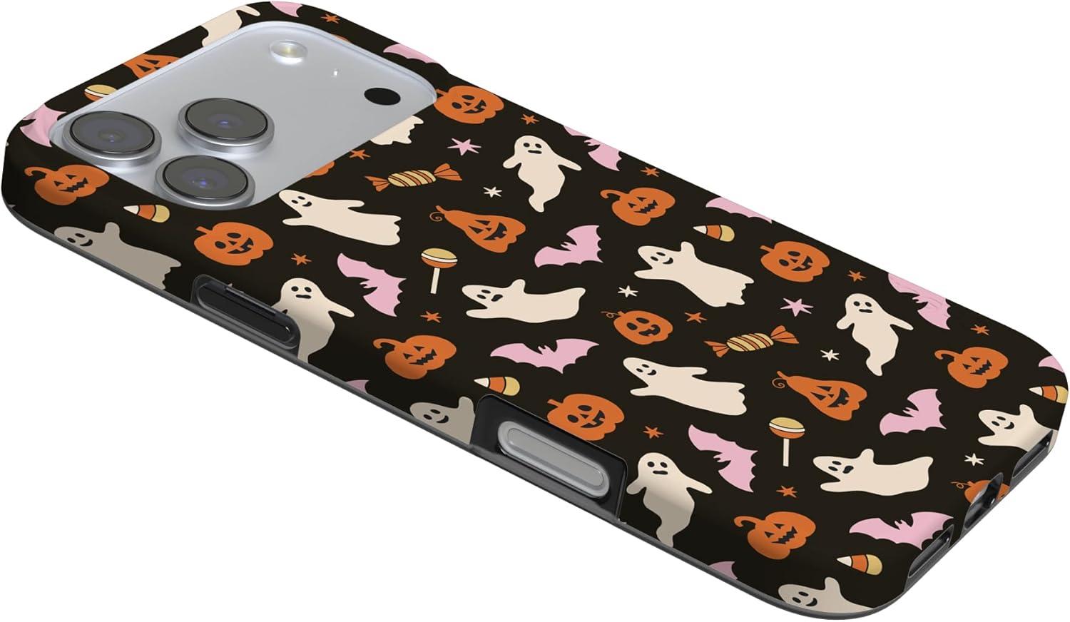 imageCasely iPhone 17 Pro Max Case  Field of Flowers  Pastel Floral  Compatible with MagSafe  Classic Ultra Slim DesignTrick or Treat  Sweet Halloween