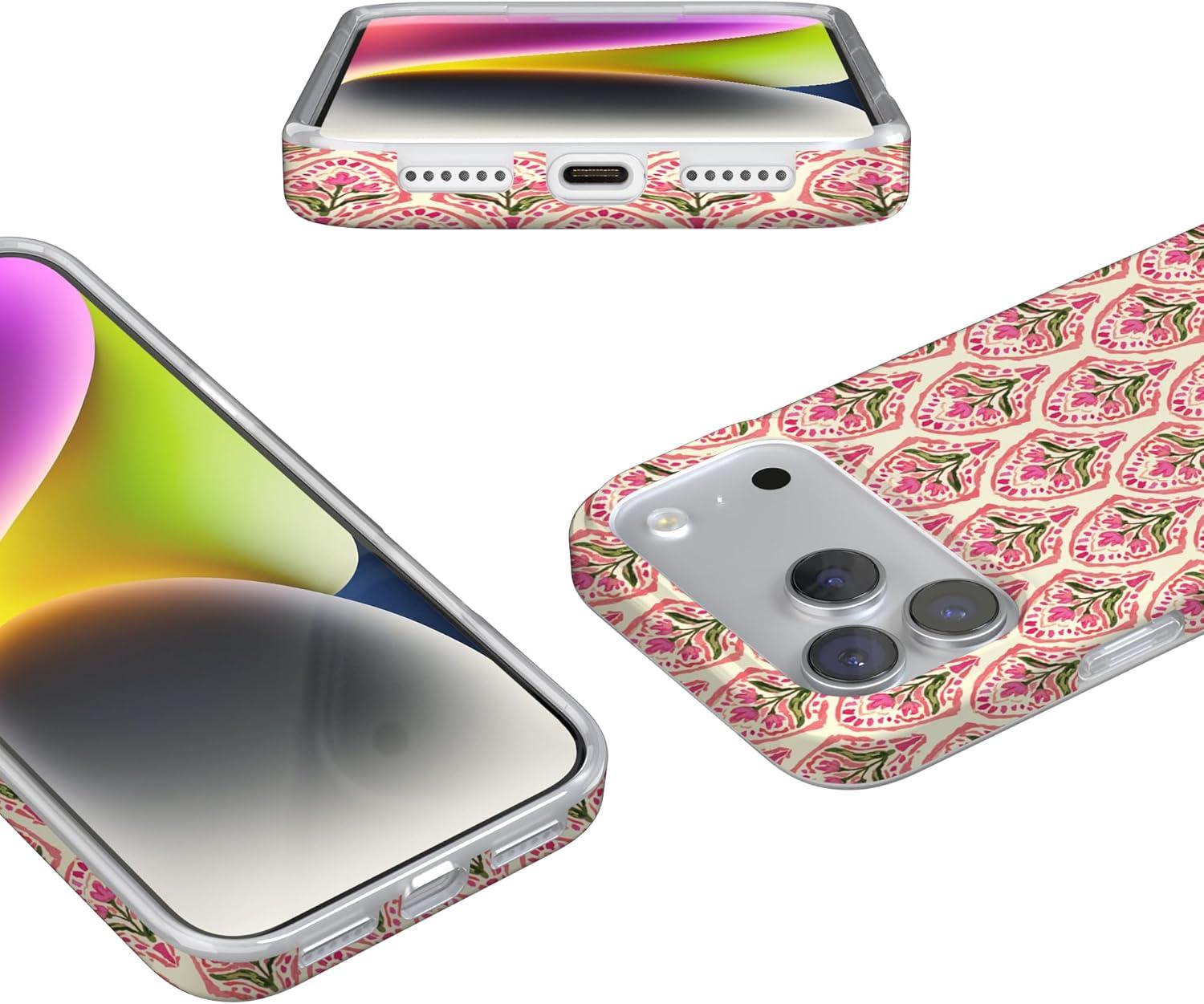 imageCasely iPhone 17 Pro Max Case  Field of Flowers  Pastel Floral  Compatible with MagSafe  Classic Ultra Slim DesignTulip Tapestry  Jenna Palek x Casely