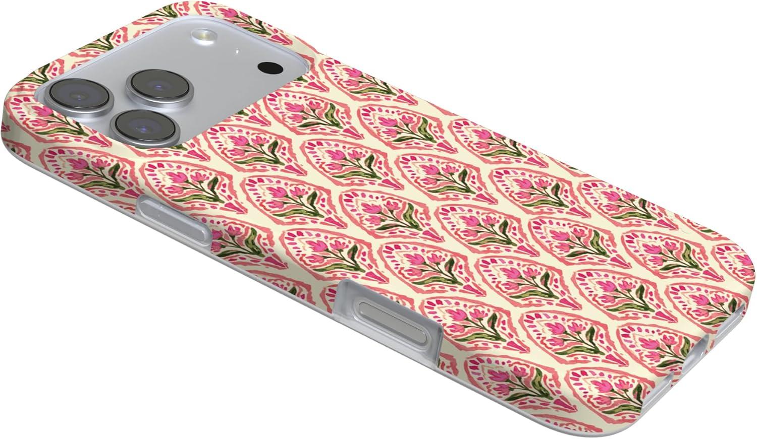 imageCasely iPhone 17 Pro Max Case  Field of Flowers  Pastel Floral  Compatible with MagSafe  Classic Ultra Slim DesignTulip Tapestry  Jenna Palek x Casely