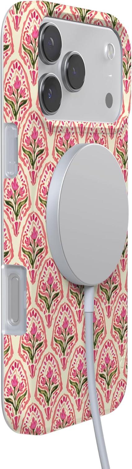 imageCasely iPhone 17 Pro Max Case  Field of Flowers  Pastel Floral  Compatible with MagSafe  Classic Ultra Slim DesignTulip Tapestry  Jenna Palek x Casely