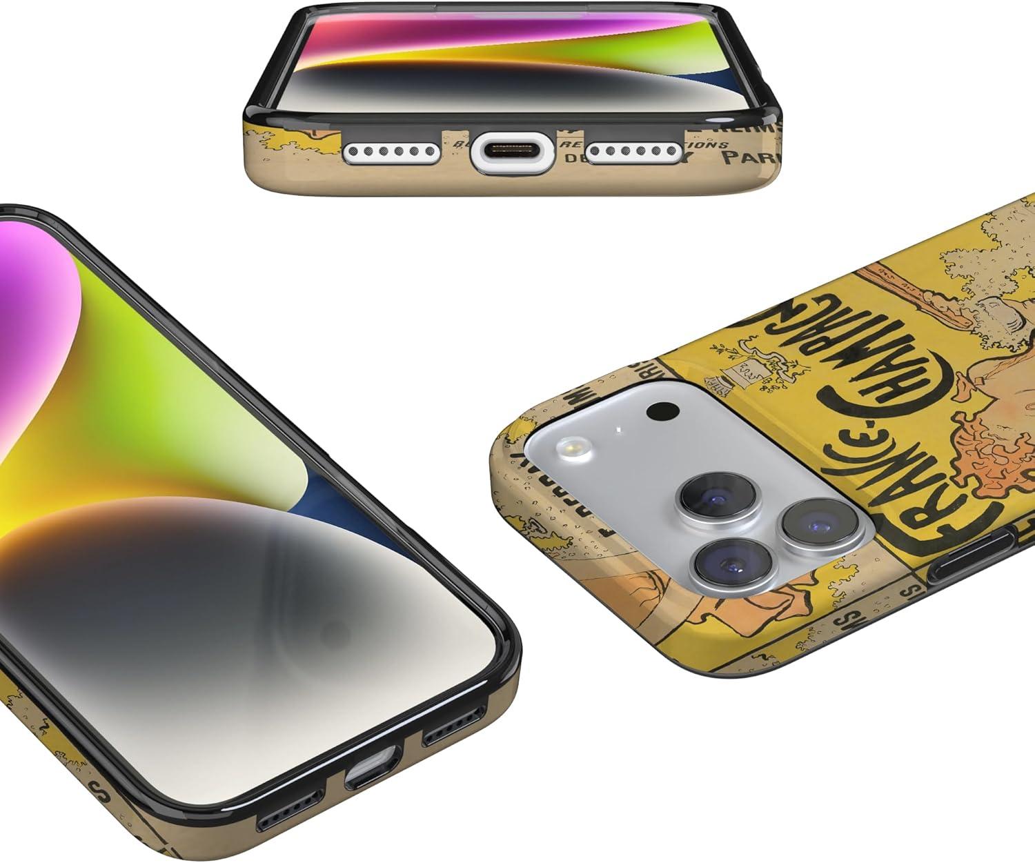 imageCasely iPhone 17 Pro Max Case  Field of Flowers  Pastel Floral  Compatible with MagSafe  Classic Ultra Slim DesignVan Gogh  French Bubbly