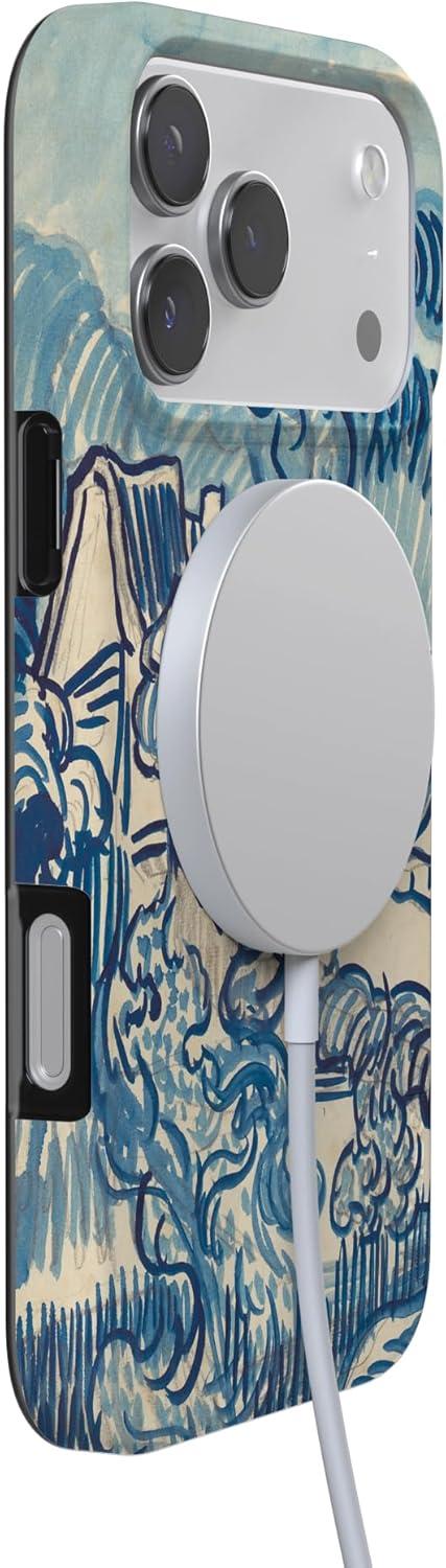 imageCasely iPhone 17 Pro Max Case  Field of Flowers  Pastel Floral  Compatible with MagSafe  Classic Ultra Slim DesignVan Gogh  Landscape With Houses