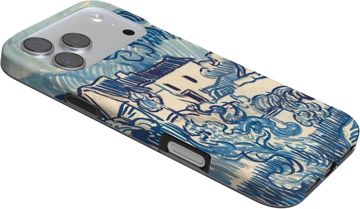 imageCasely iPhone 17 Pro Max Case  Field of Flowers  Pastel Floral  Compatible with MagSafe  Classic Ultra Slim DesignVan Gogh  Landscape With Houses