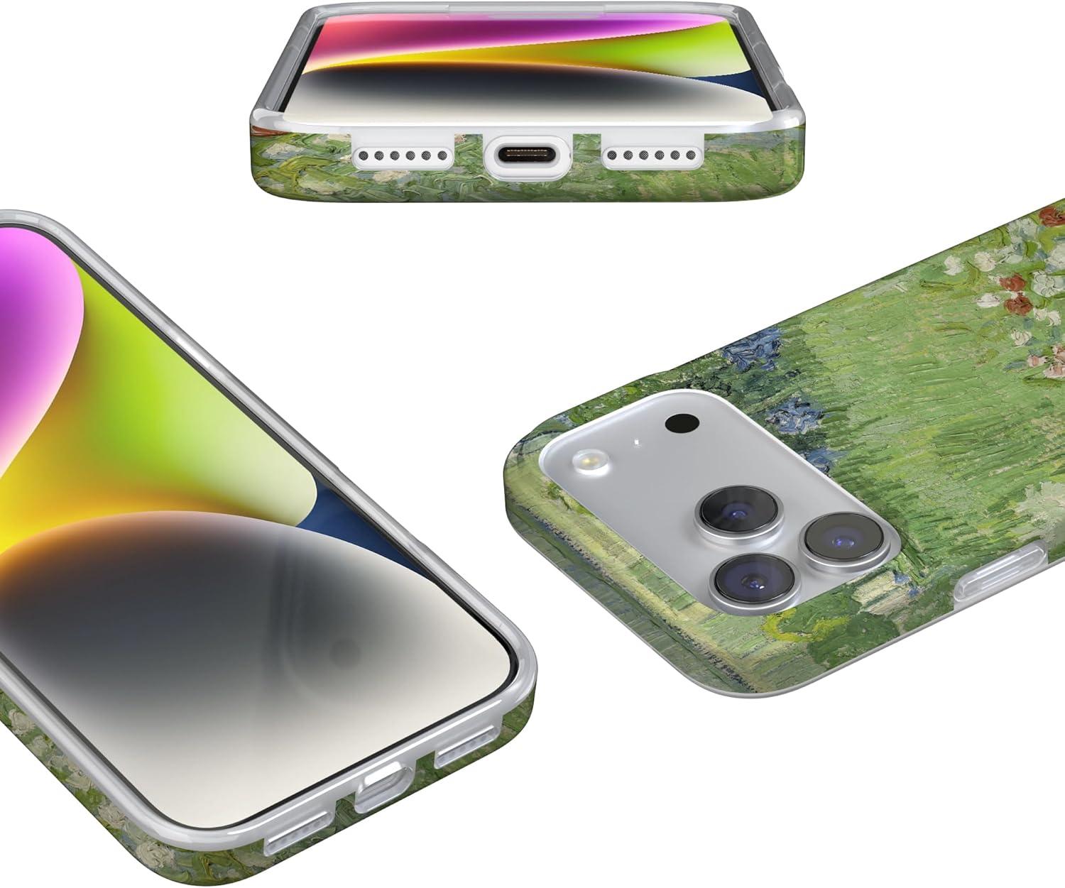 imageCasely iPhone 17 Pro Max Case  Field of Flowers  Pastel Floral  Compatible with MagSafe  Classic Ultra Slim DesignVan Gogh  Vincents Admired Garden