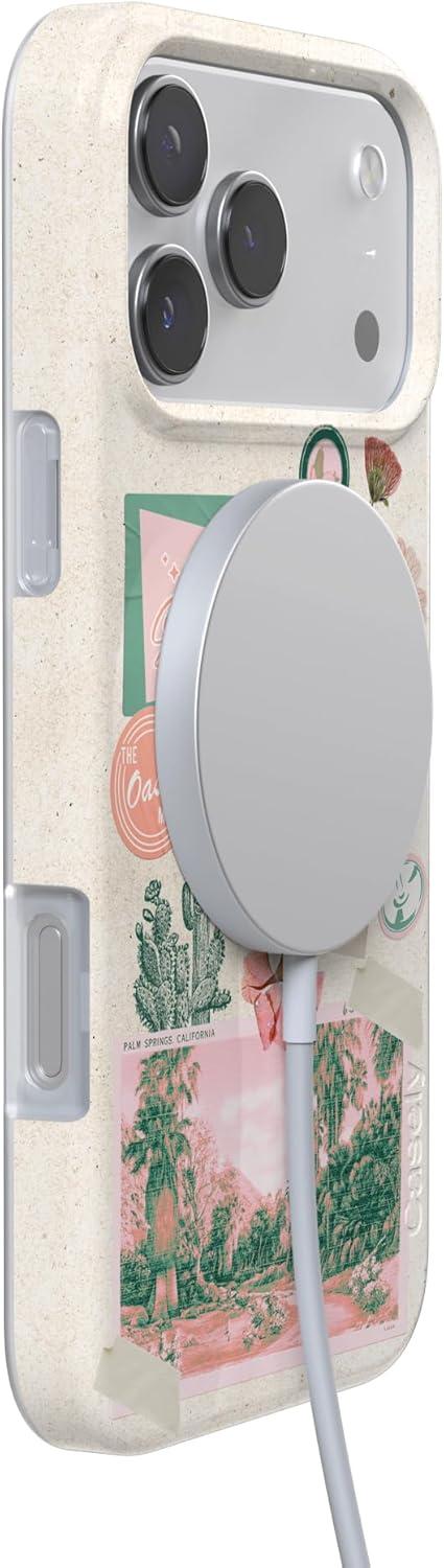 imageCasely iPhone 17 Pro Max Case  Field of Flowers  Pastel Floral  Compatible with MagSafe  Classic Ultra Slim DesignVintage Vacay  FashionPass x Casely