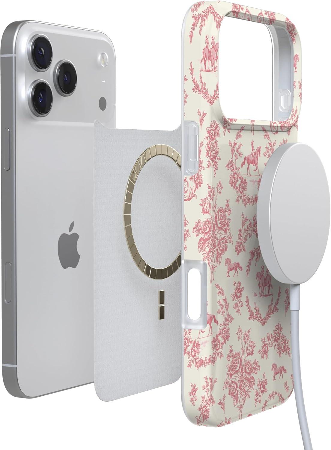 imageCasely iPhone 17 Pro Max Case  Field of Flowers  Pastel Floral  Compatible with MagSafe  Classic Ultra Slim DesignWestern Bloom  Jenna Palek x Casely