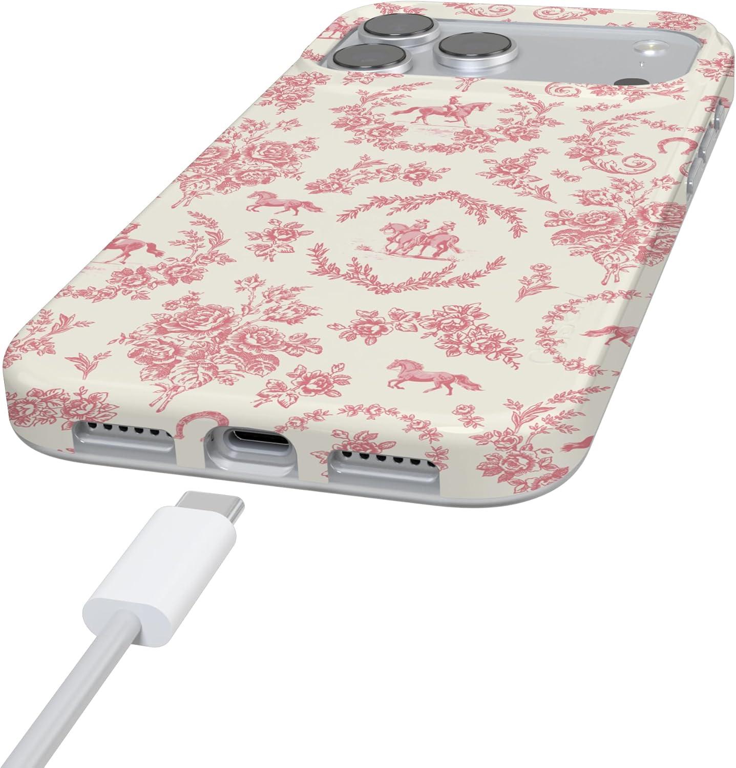 imageCasely iPhone 17 Pro Max Case  Field of Flowers  Pastel Floral  Compatible with MagSafe  Classic Ultra Slim DesignWestern Bloom  Jenna Palek x Casely