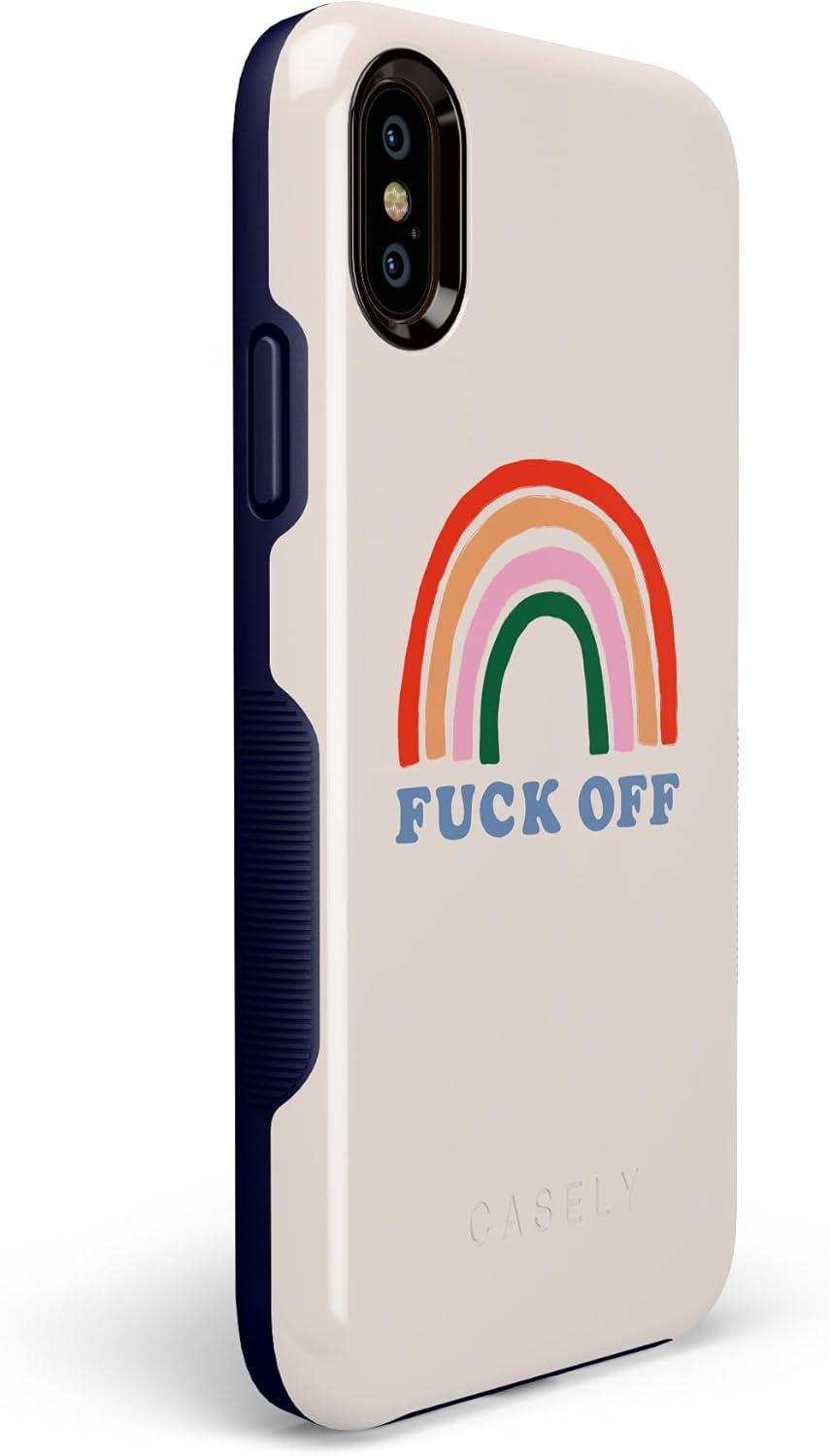 imageCasely iPhone XXS Case  Make Your Mark  Crayola Paint CaseAn Ode to 2020  Fck Off Rainbow