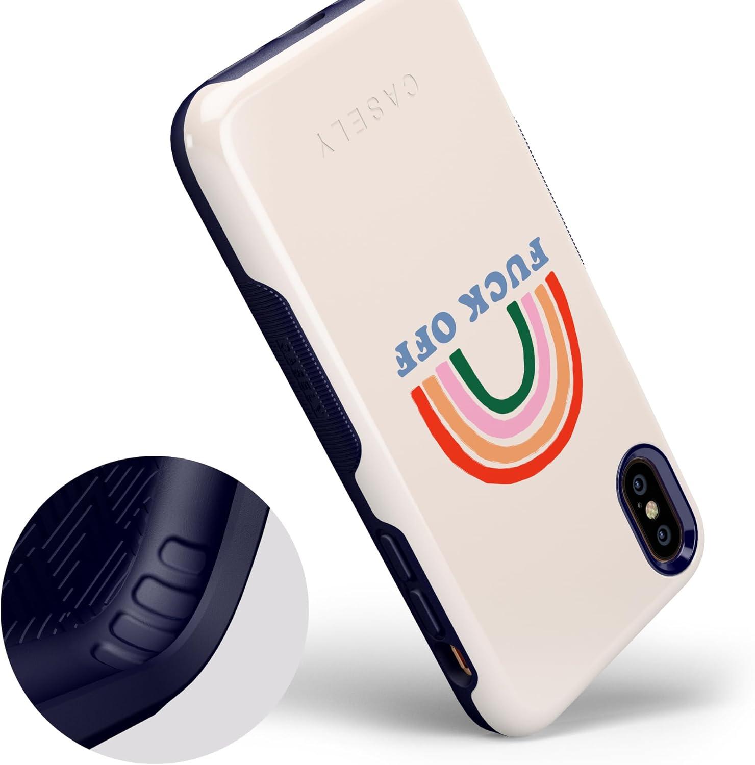 imageCasely iPhone XXS Case  Make Your Mark  Crayola Paint CaseAn Ode to 2020  Fck Off Rainbow