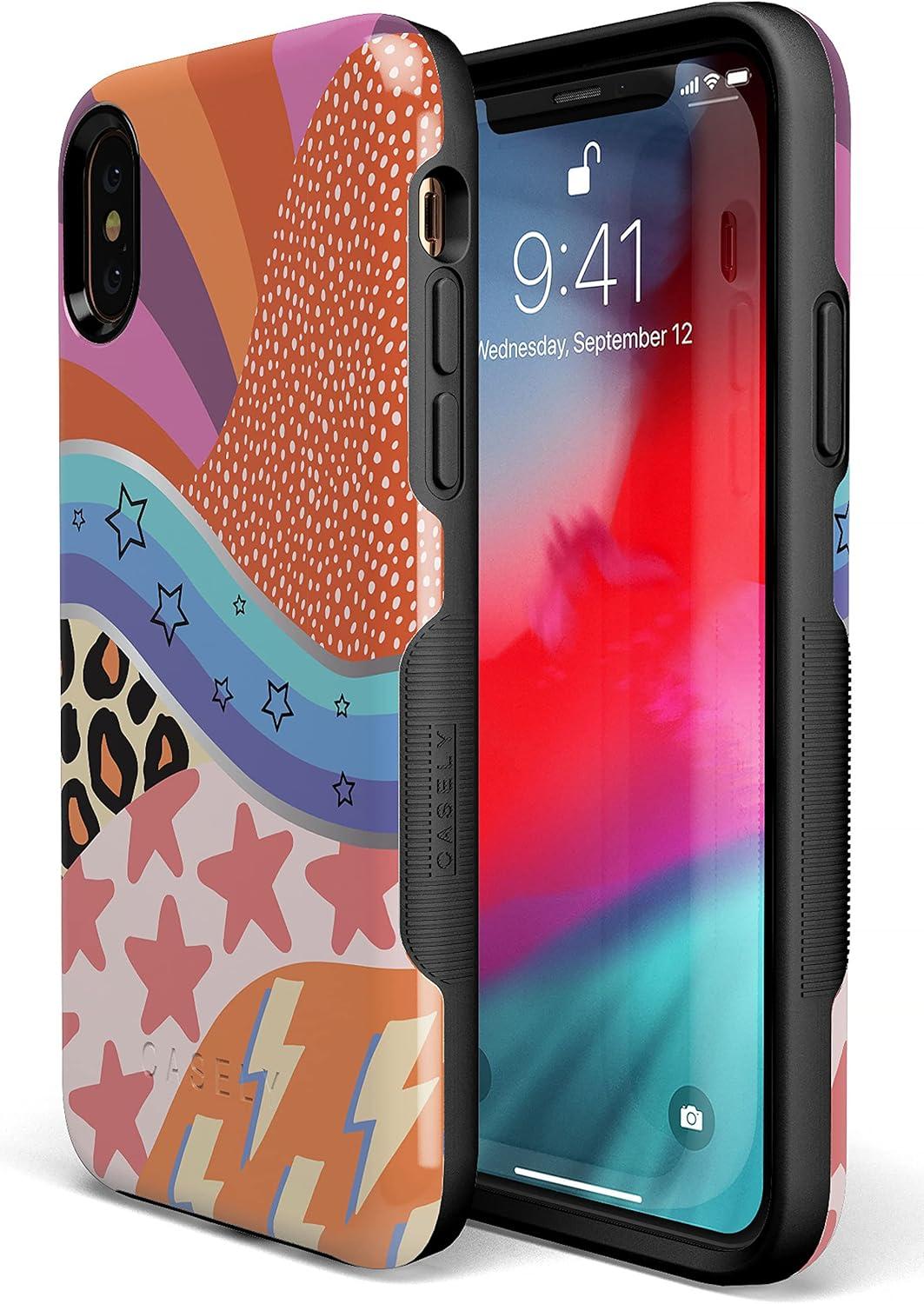 imageCasely iPhone XXS Case  Make Your Mark  Crayola Paint CaseAnd I Oop  Mixed Swatch