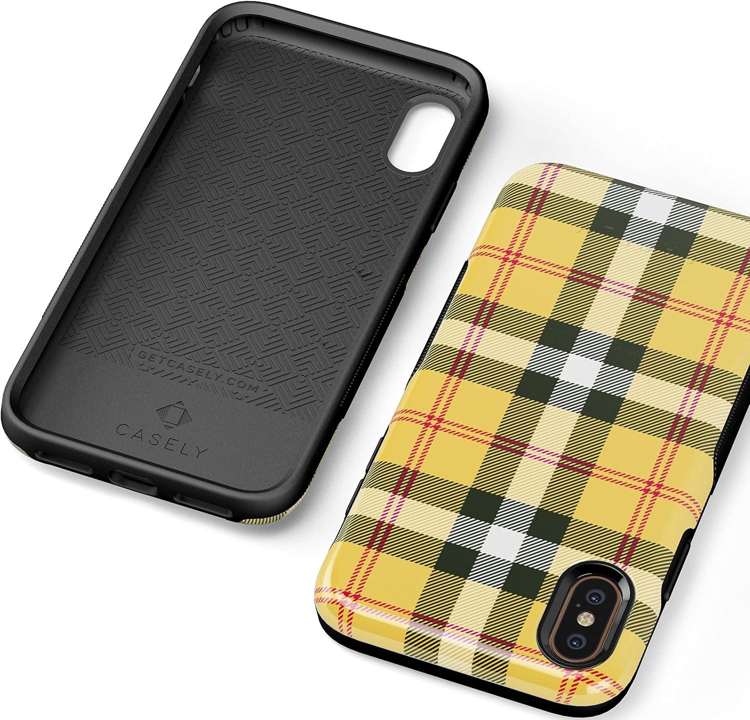 imageCasely iPhone XXS Case  Make Your Mark  Crayola Paint CaseAs if Yellow Plaid