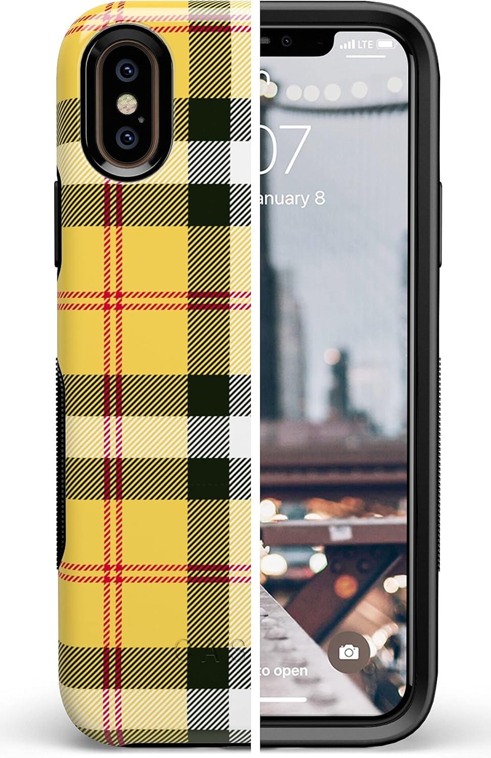 imageCasely iPhone XXS Case  Make Your Mark  Crayola Paint CaseAs if Yellow Plaid