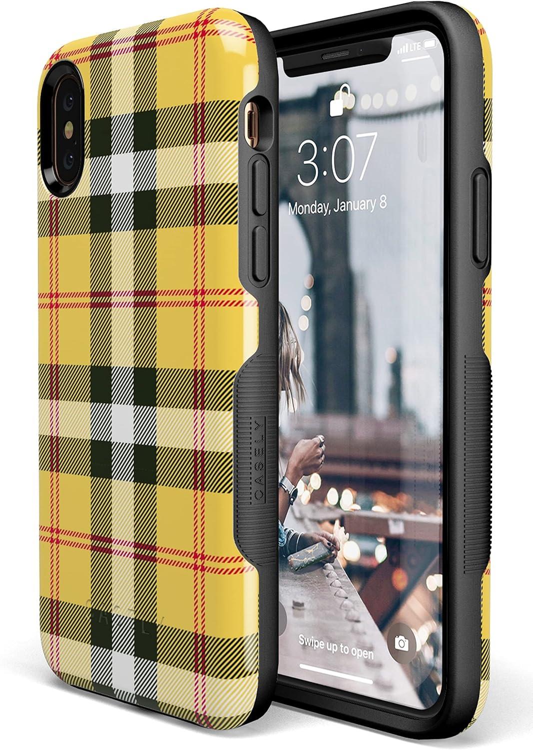 imageCasely iPhone XXS Case  Make Your Mark  Crayola Paint CaseAs if Yellow Plaid