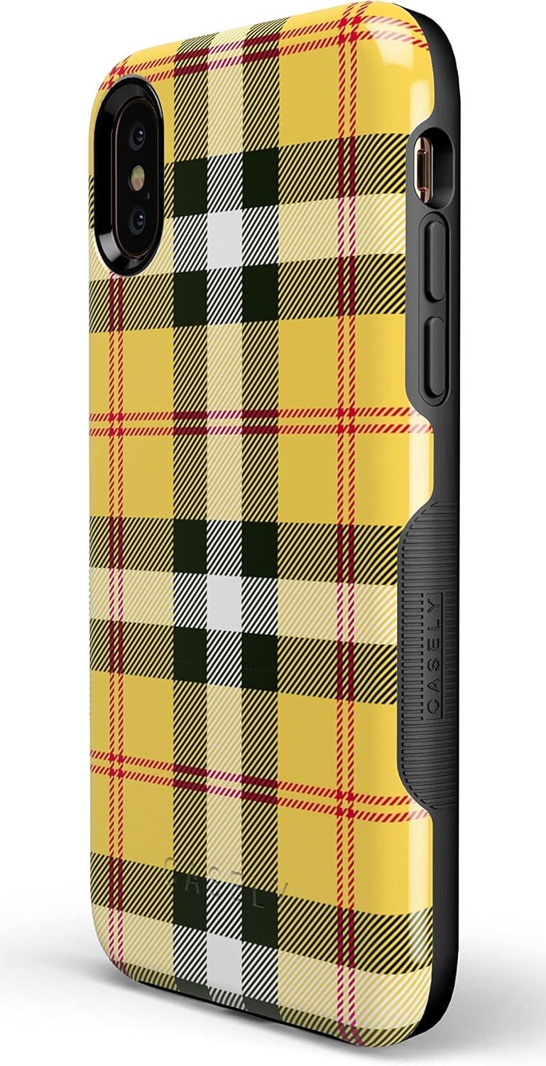 imageCasely iPhone XXS Case  Make Your Mark  Crayola Paint CaseAs if Yellow Plaid