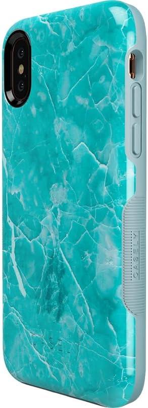 imageCasely iPhone XXS Case  Make Your Mark  Crayola Paint CaseBeautiful Teal Blue Seaglass