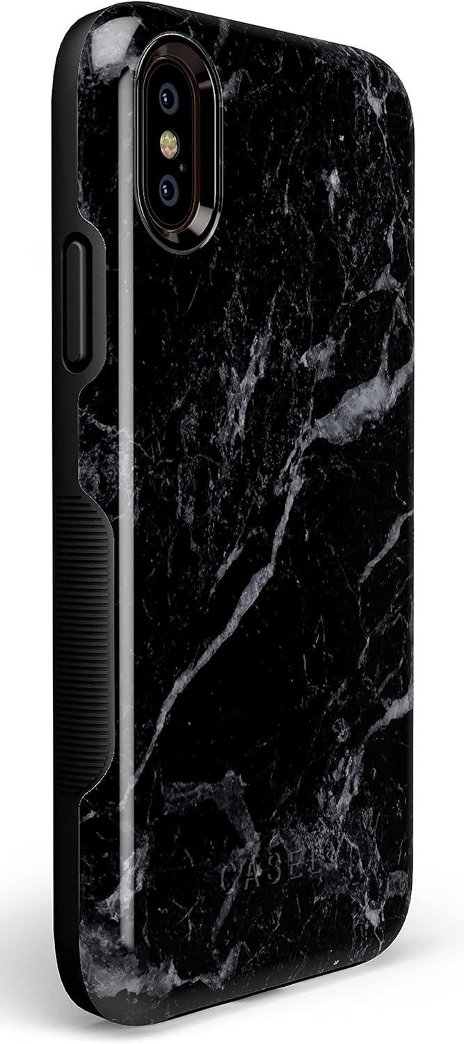 imageCasely iPhone XXS Case  Make Your Mark  Crayola Paint CaseBlack Marble