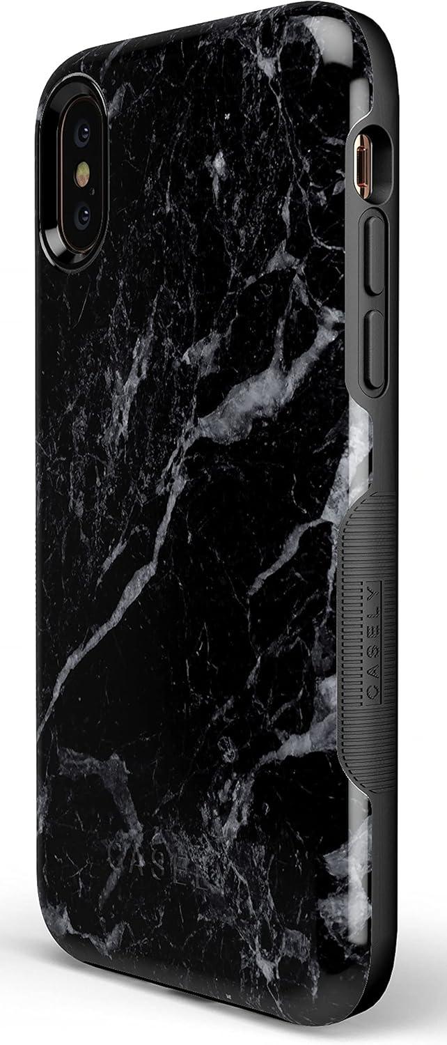imageCasely iPhone XXS Case  Make Your Mark  Crayola Paint CaseBlack Marble
