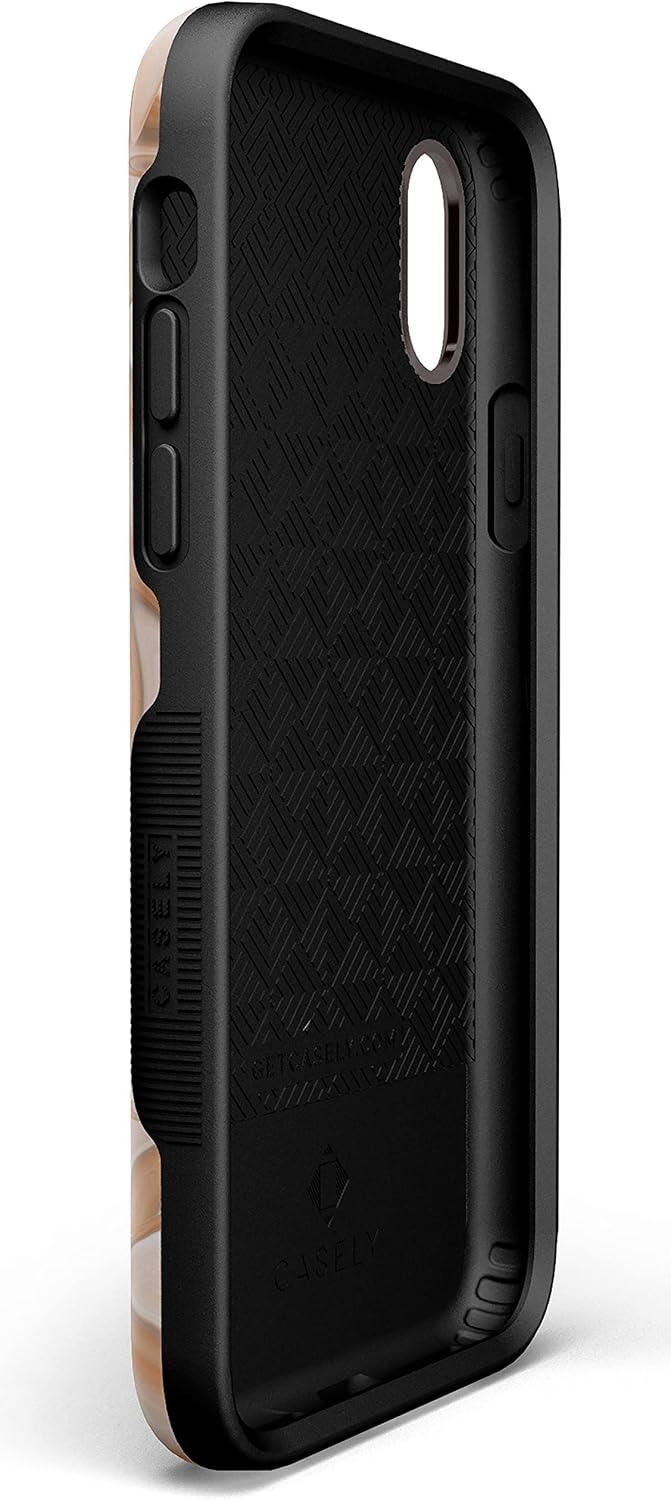 imageCasely iPhone XXS Case  Make Your Mark  Crayola Paint CaseCaramel Delight  Marble Swirl