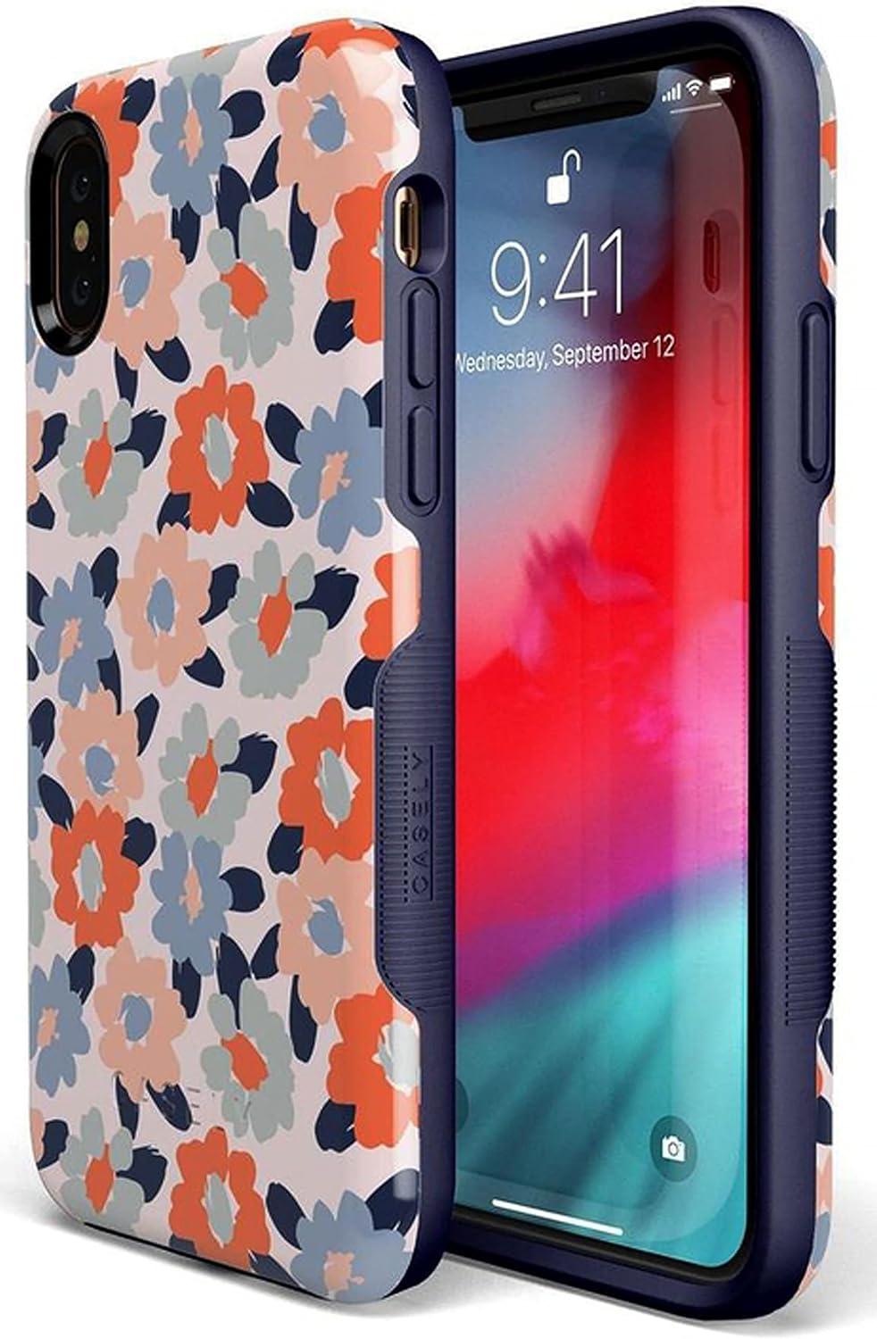 imageCasely iPhone XXS Case  Make Your Mark  Crayola Paint CaseField of Flowers  Pastel Floral