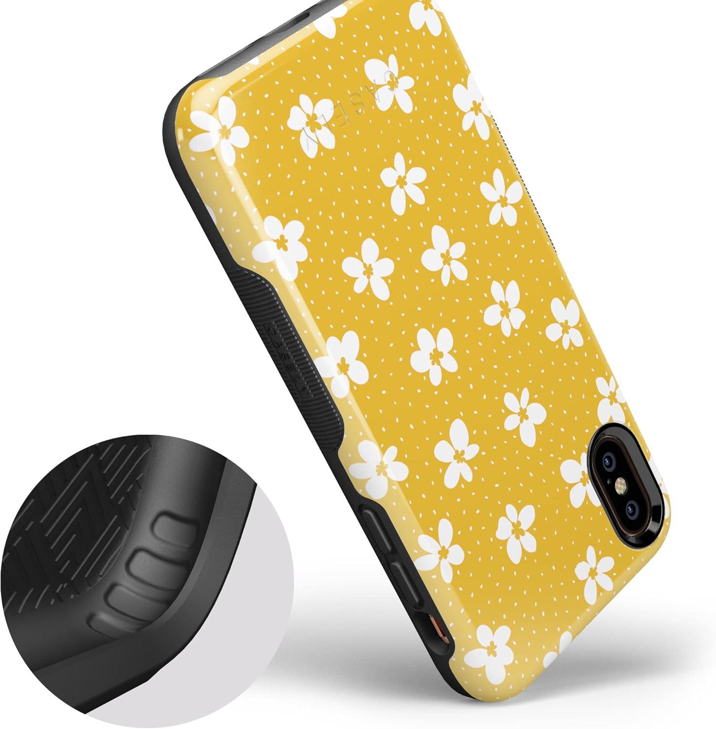 imageCasely iPhone XXS Case  Make Your Mark  Crayola Paint CaseFlower My World  Yellow Floral